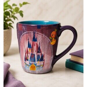 Disney Parks Joey Chou Cinderella Castle Magic Kingdom Mug Stitch Dumbo Figment